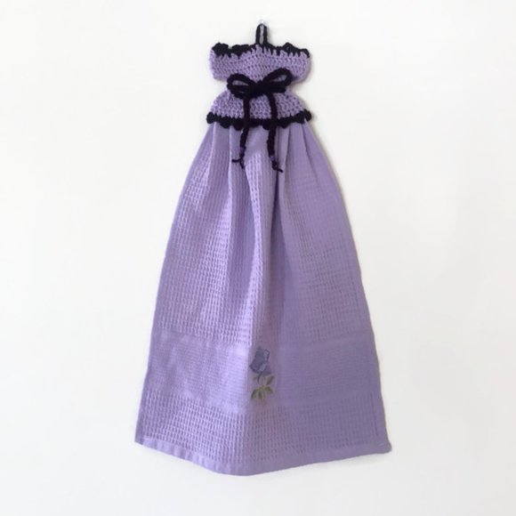 Crochet dish towel, Dress shape towel - Picture 5 of 9